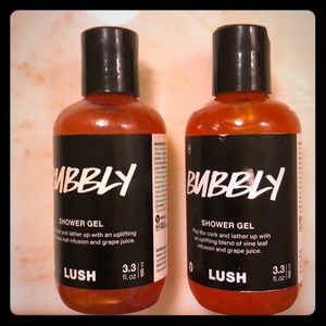 2 3.3 oz. LUSH BUBBLY SHOWER GEL